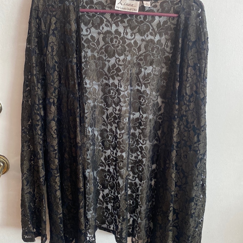 Long sleeve sheer cover up